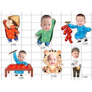 Chibi bé 80cm trang trí sinh nhật, thôi nôi
