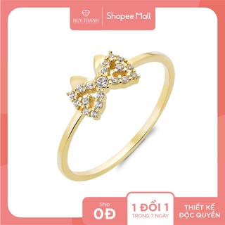 Nhẫn nữ vàng tây 14k nlf436 huy thanh jewelry