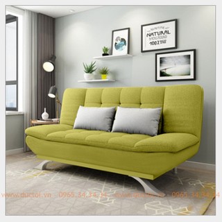 Sofa bed sofa giường đa năng dakita dkf-120v siêu đẹp, nệm dày 30cm - màu vàng lemon