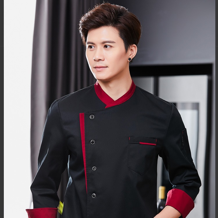 Áo bếp đồng phục tay dài cho nhà hàng khách sạn