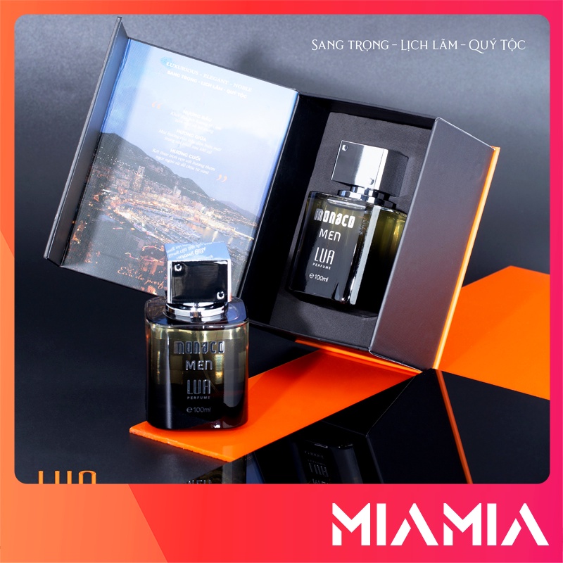 Nước Hoa Nam Monaco Men Lua Perfume 100ml - Nước Hoa Chính Hãng - Mùi Hương Sang Trọng Lịch Lãm