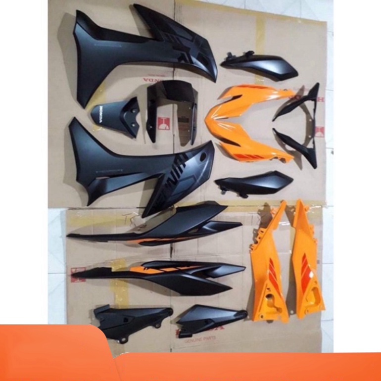 Dàn Áo Winner X V2 màu Đen Nhám Cam zin new chính hãng