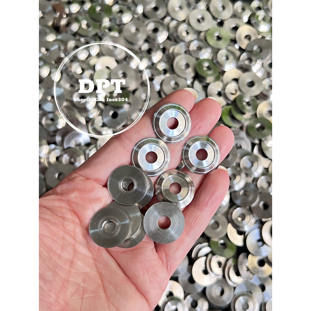 Long đền Inox 304 6li-8li-Long đền kiểu Inox 304 gắn cho các dòng xe