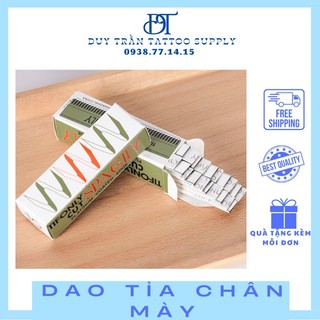DAO CẠO LÔNG MÀY ( 1 HỘP / 10 CÁI )