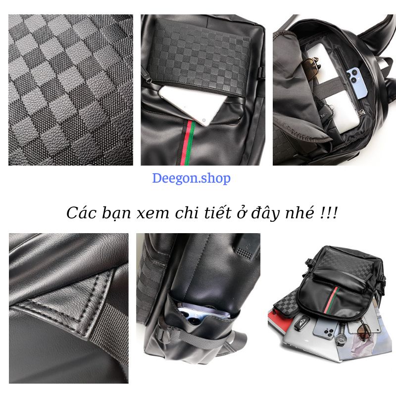 Balo da nam thời trang cao cấp cặp đi học nam nữ đựng laptop 15.6 ich siêu chống thấm nước giá rẻ