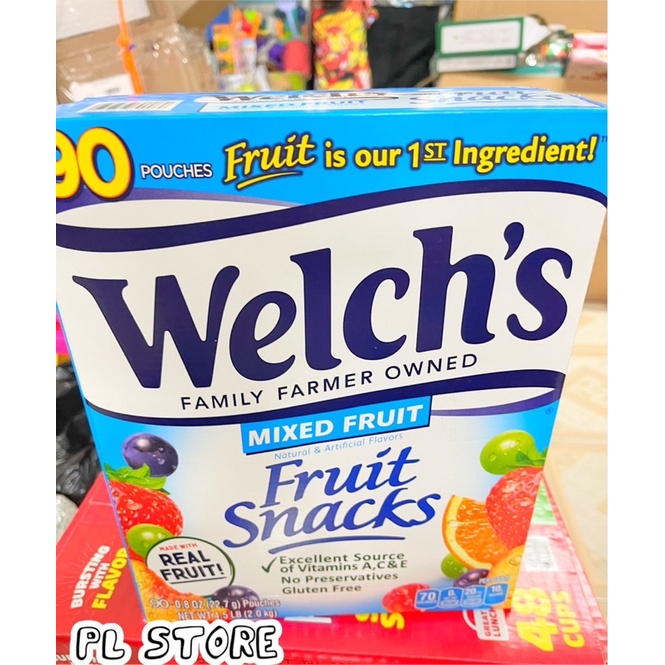 Kẹo Dẻo Trái Cây Welch's Mỹ Túi 25.5g