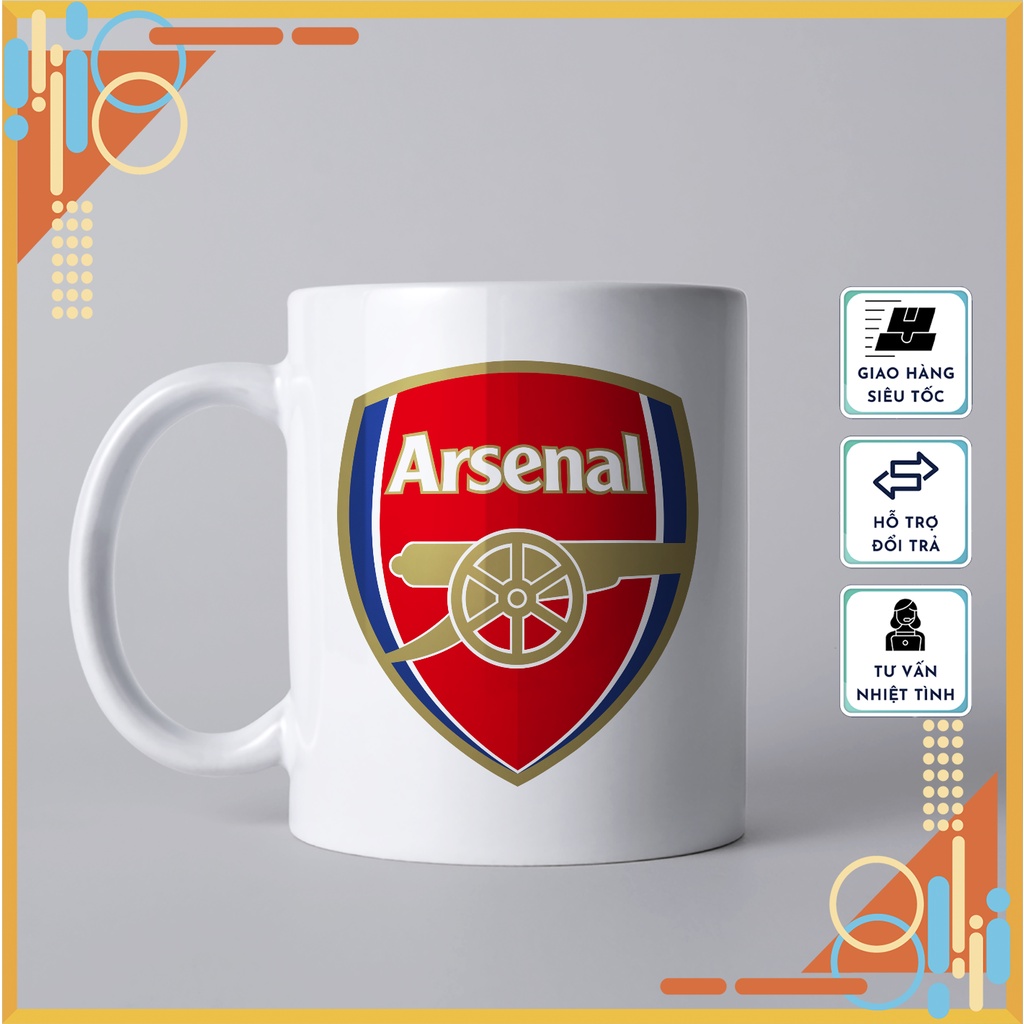 Bộ Sưu Tập 18 Mẫu Cốc Sứ Ly Sứ In Hình Arsenal THE GUNNER