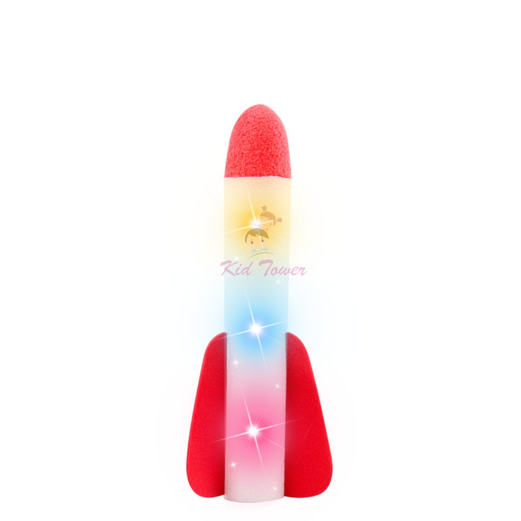 Đồ chơi bệ phóng tên lửa có đèn dẫm chân bắn cao xa an toàn cho bé vận động ngoài trời và trong nhà