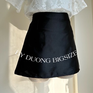  Chân váy chữ A tafta 2 túi BIGSIZE QCV01 -  BY DUONG BIGSIZE  