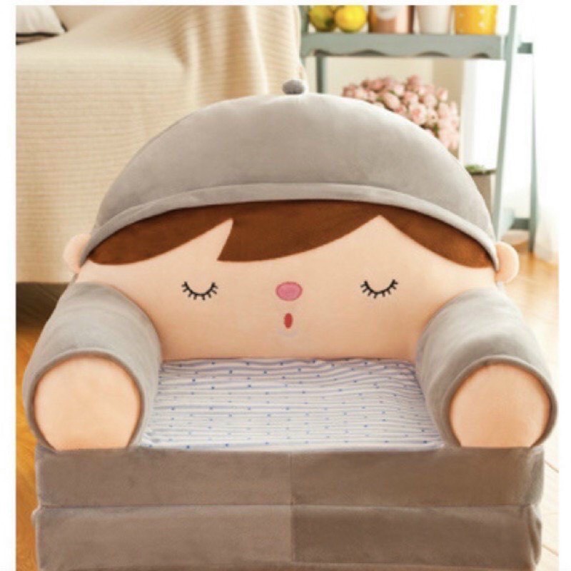 Ghế lười bông gập 3 tầng hình thú-hàng nhập khẩu cao cấp,kích thước 50x1m2