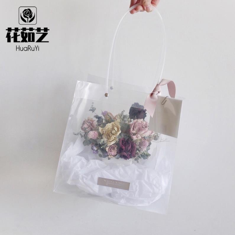 . Túi nhựa trong suốt đựng bó hoa sáp,hoa tươi | BigBuy360 - bigbuy360.vn