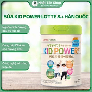 Sữa Kid Power Lotte A+ Hàn Quốc - Sữa bột tăng chiều cao, tăng cân, bổ sung dưỡng chất cho bé