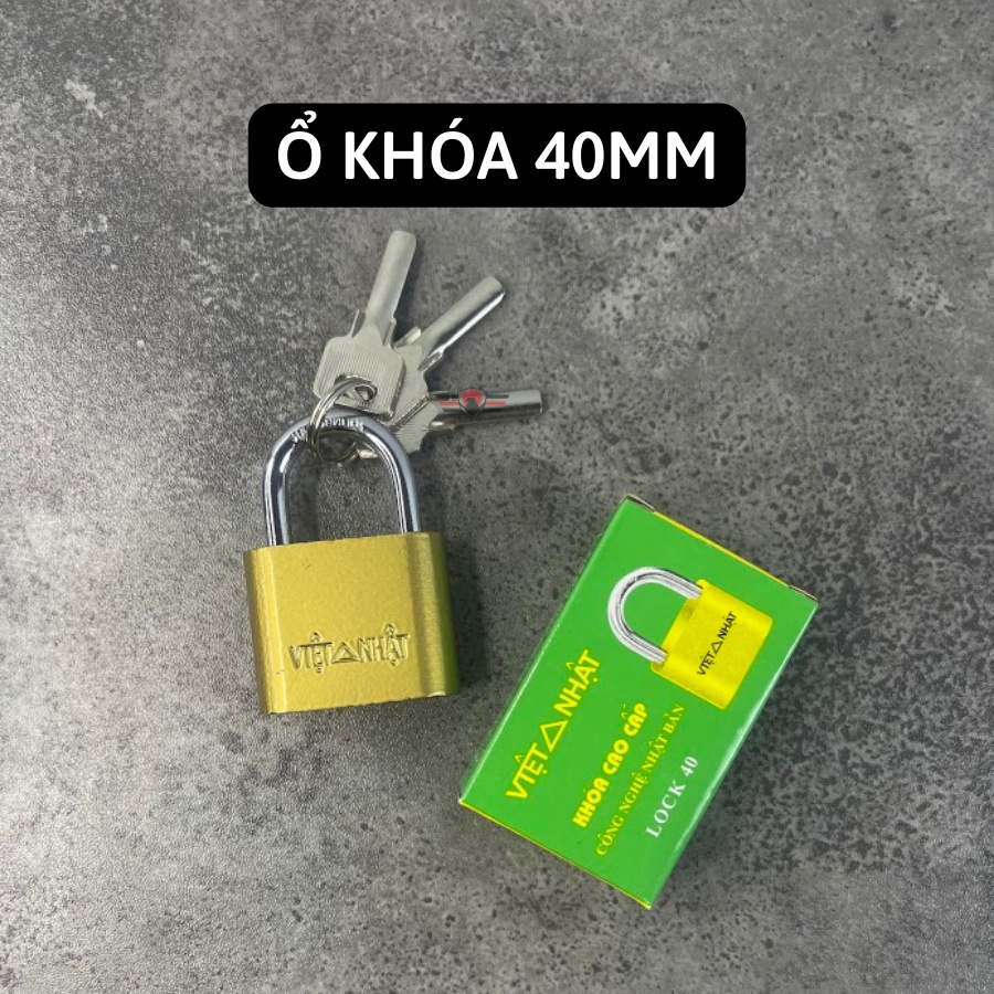 Ổ khóa cửa Việt Nhật cao cấp siêu bền, 4 kích cỡ 30 - 40 - 50 - 60mm dễ dàng lựa chọn - HUY TUONG