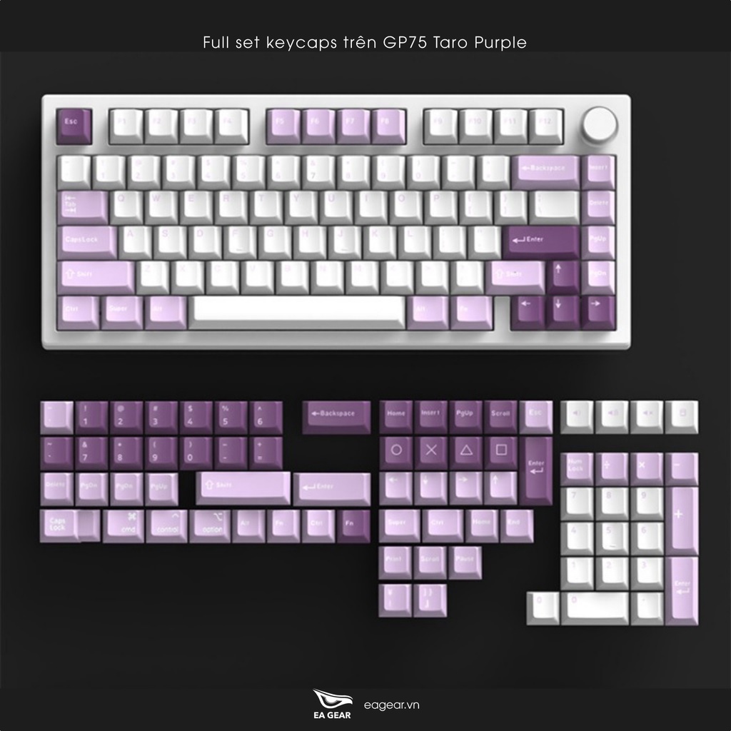 Bàn phím cơ FL-Esports GP75 CPM Chính Hãng  - EA Gear