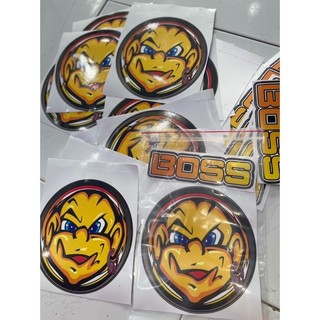 Tem Boss Khổ Lớn Dán Trang Trí Gầm Xe Máy