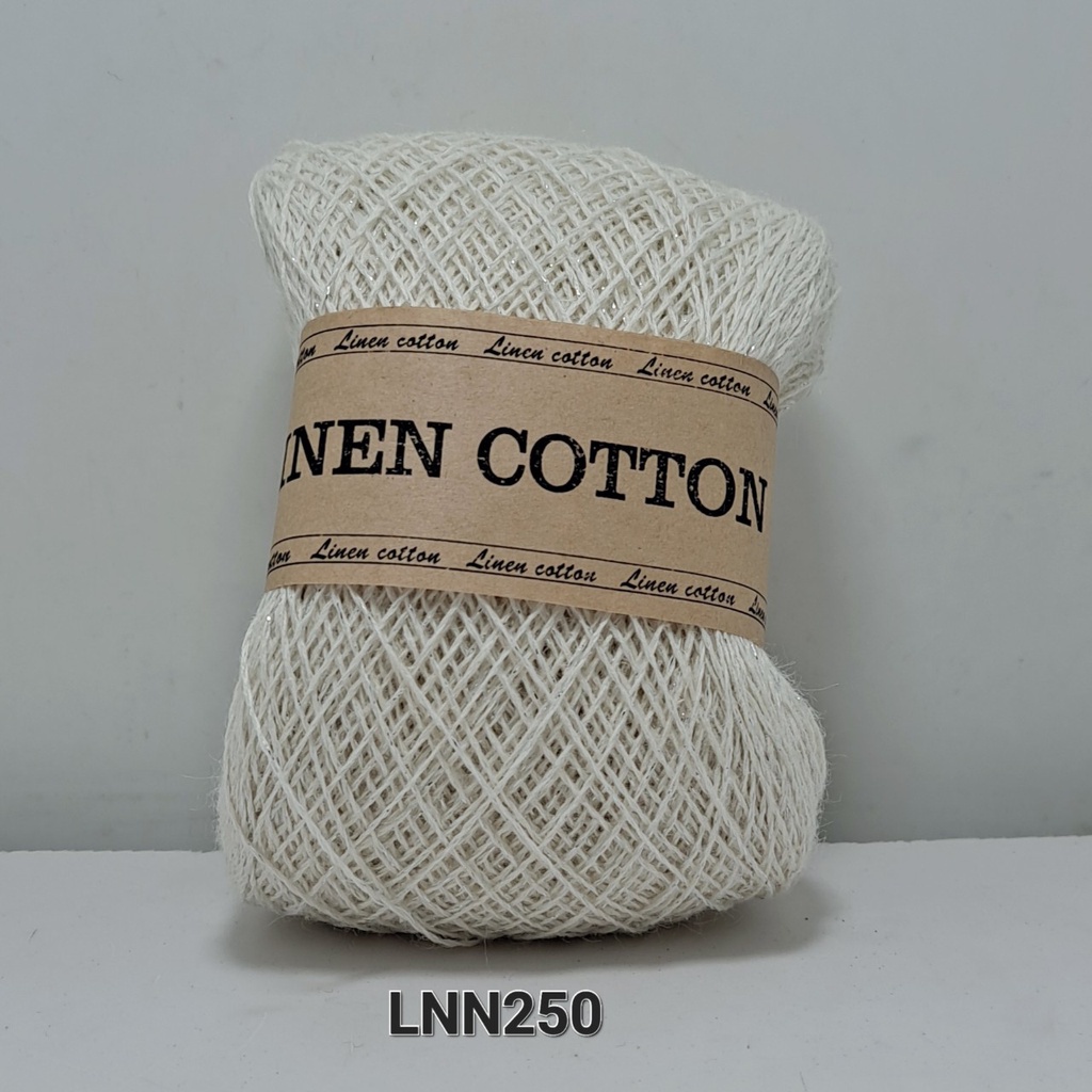 Sợi Linen cotton nhũ - dòng sợi chuyên dành cho đan móc các sản phẩm hè thu