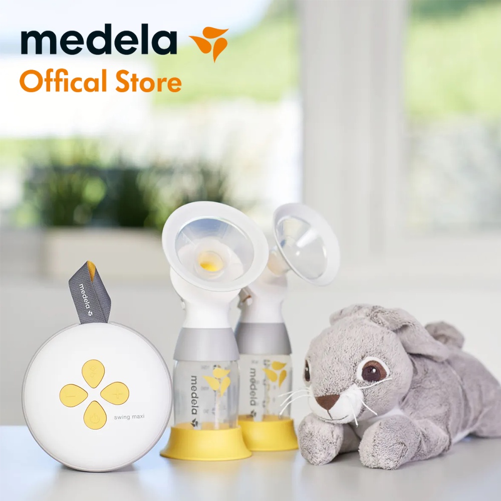 Máy hút sữa điện đôi Medela Swing Maxi 2.0 | Có pin sạc, phễu PersonalFit Flex™, công nghệ 2 Phase Expression