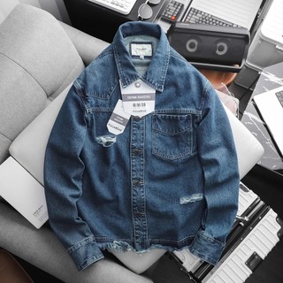 Áo Khoác Jean Nam Pull & Bear 2 MÀU Denim Makers Form slimfit chất Denim xịn dày dặn Chuẩn Hãng