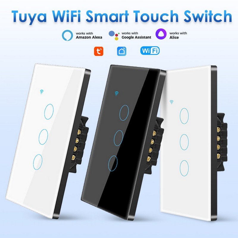 Công tắc cảm ứng Tuya Wifi (Không viền)