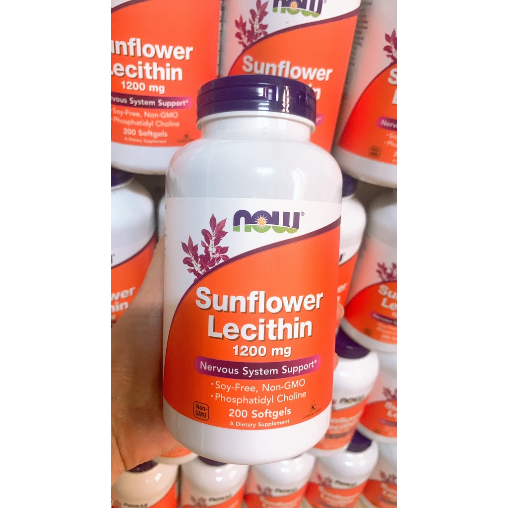 Viên uống chống tắc tia sữa Now Sunflower Lecithin - { bé TRAI }