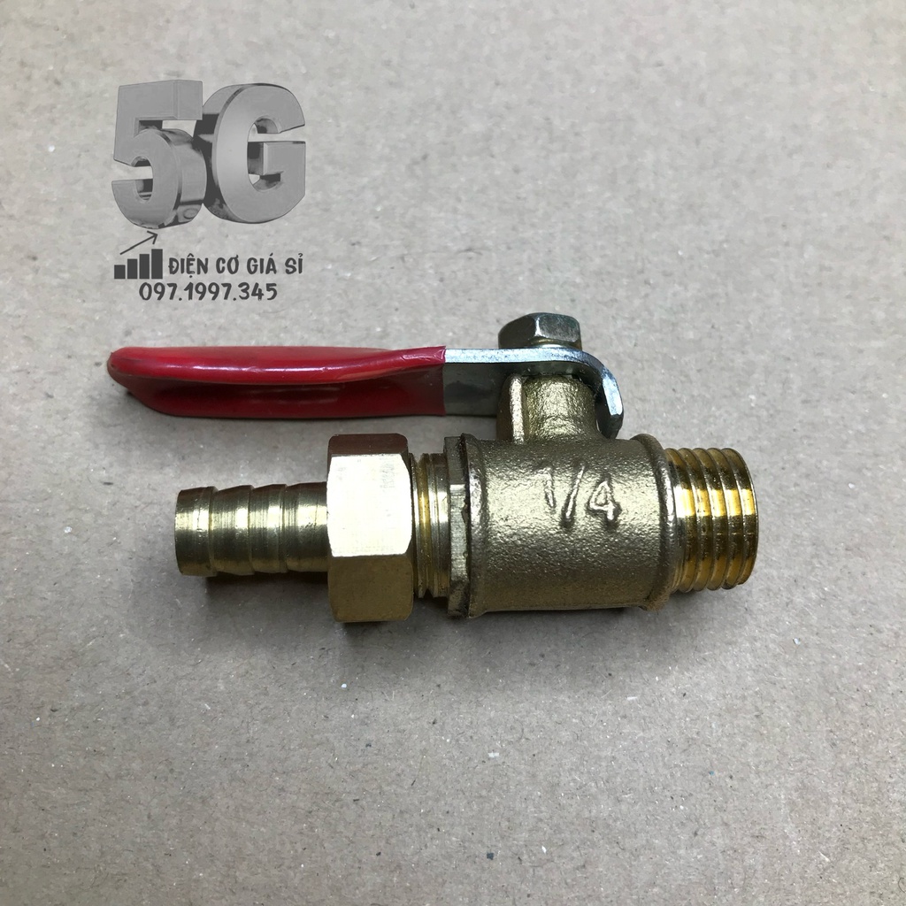 Van Gạt Hơi 1/4 Dùng Cho Máy Nén Khí - Khóa Máy Nén Khí 1/4 Chuyên Dụng LOẠI TỐT
