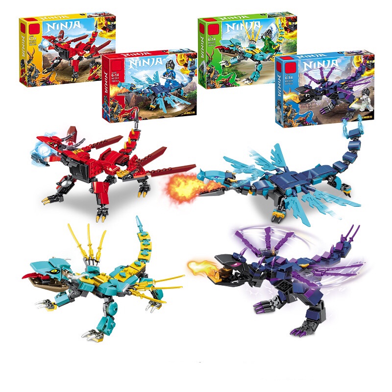 Bộ đồ chơi Lego xếp hình Ninjago cưỡi rồng