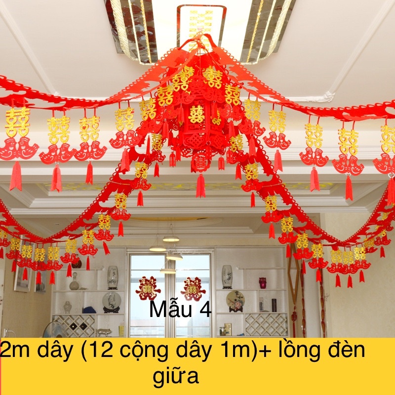 Trang trí tân hôn trần nhà trong ngày đám cưới đám hỏi