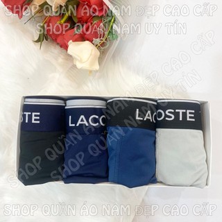 Quần lót BOXER nam Lacos thun lạnh 100% thoáng khí, co giãn 4 chiều cao cấp, quần sịp nam thun lạnh | Zentino