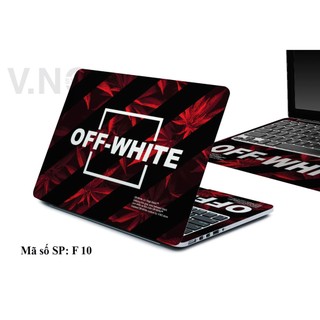 Decal dán laptop OFFWHITE VNO SKIN cao cấp cho các dòng laptop