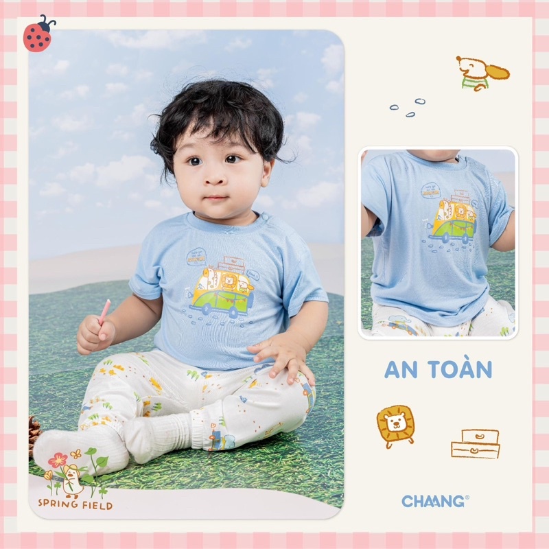 Chaang bộ cộc quần dài cho bé SS23D01