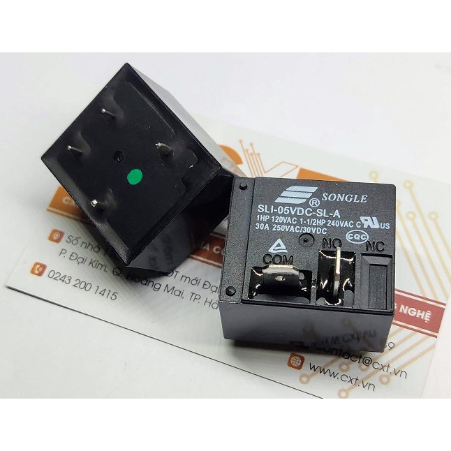 Songle Relay 30A 5V 12V 24V (4 chân) SLI-05/12/24VDC-SL-A