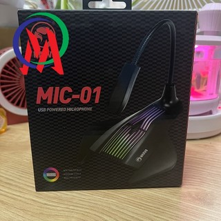 Micro hội nghi Mic 01 cổng USB có đèn Led RGB học online hội họp trực tuyến