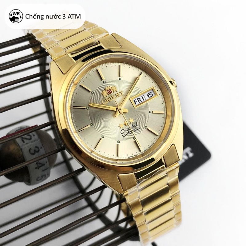 Đồng hồ Orient Watch 3 Star FAB0000 nam cơ automatic lên cót tay mặt kính chống xước dây thép đeo tay cao cấp chính hãng