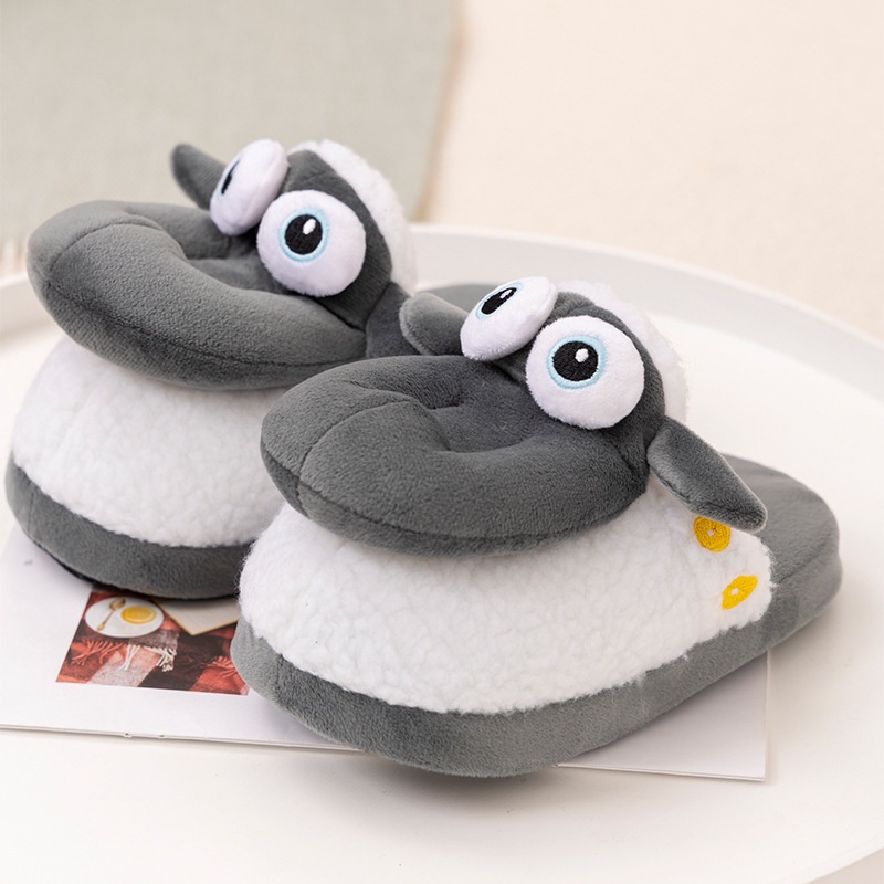 Dép Bông Cute Đi Trong Nhà Hình Cá Sấu, Hà Mã Đi Há Miệng