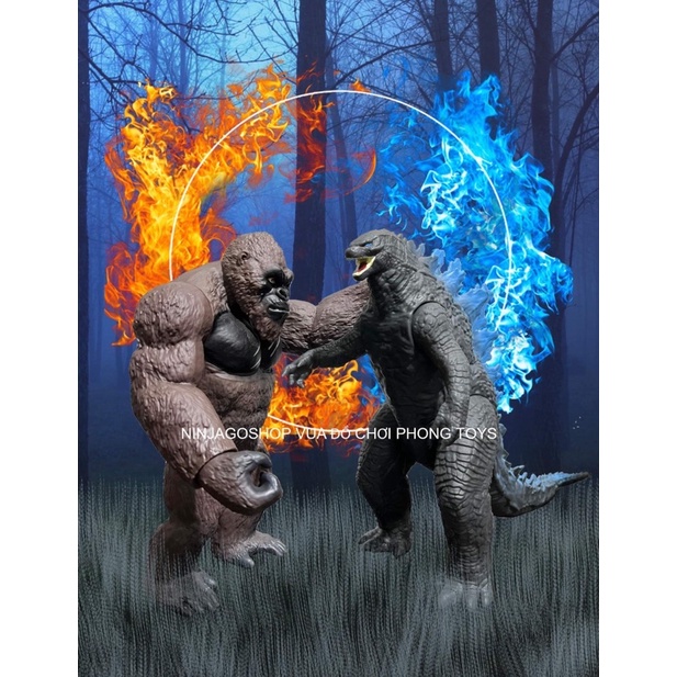 Mô hình Godzilla và KingKong có khớp cực đẹp