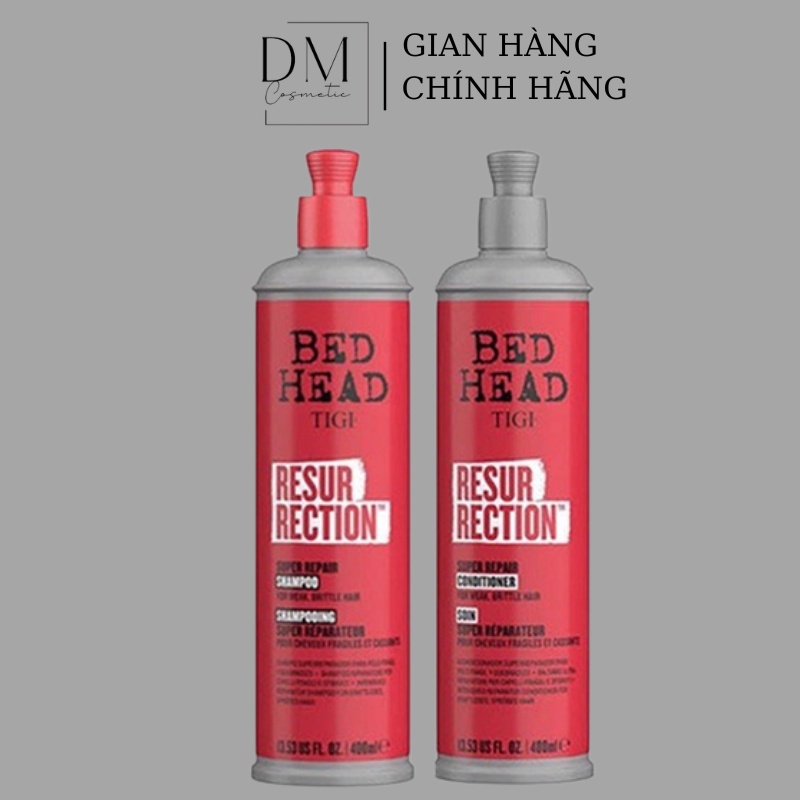 Combo Gội/xả phục hồi dành cho mái tóc hư tổn TIGI Bed Head Resurrection™