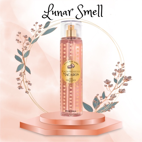 Xịt thơm body mist Bath & Body Bath Peach Prosecco Macaron