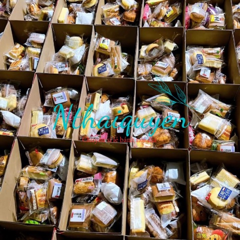 Thùng 2kg bánh Đài Loan đủ vị