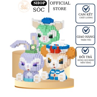 Mô hình lắp ráp 3d mini cute Đồ chơi lắp ghép xếp hoạt hình,Bộ Đồ Chơi Lắp Ráp size nhỡ hình Dễ Thương