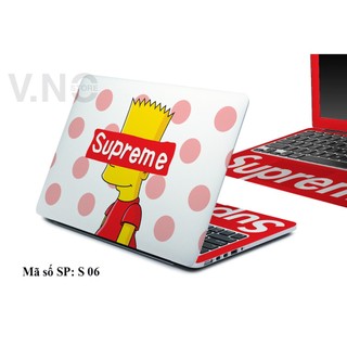 Decal dán laptop simpson VNO SKIN cao cấp cho các dòng laptop 