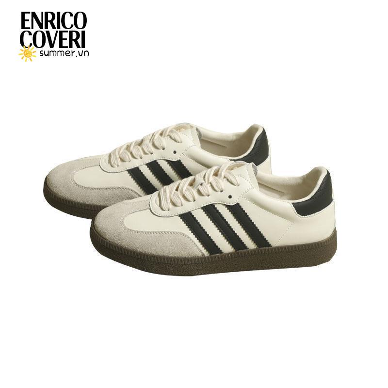 Giày Sneaker Đế Bằng Chống Trượt Kiểu Retro Đức Dễ Phối Đồ Cho Nữ