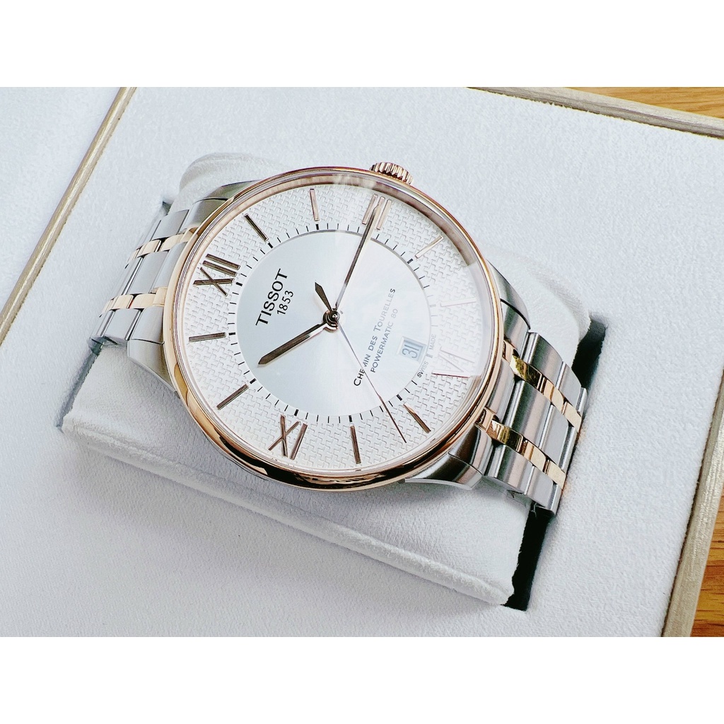 Đồng hồ nam chính hãng Tissot Chemin des Tourelles Automatic T099.407.22.038.01- Máy cơ tự động - Kính Sapphire