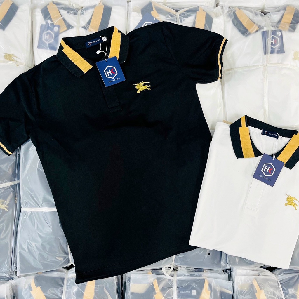 Áo thun nam tay ngắn polo có cổ cao cấp giá rẻ vải cotton co giãn 4 chiều mẫu mới nhất.TRU1 MSP34284