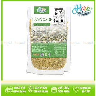 [HÀNG CHÍNH HÃNG] Đậu Lăng Xanh Hữu Cơ - Green Lentils Organic