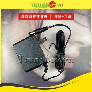 Adapter 3v 1a, bộ chuyển đổi nguồn cổng dc 5.5 x 2.1 mm dùng cho hộp xoay đồng hồ cơ