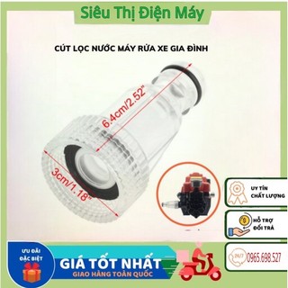 Đầu lọc nước - cút lọc nước đầu vào máy rửa xe mini gia đình