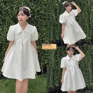 Váy Babydoll Trắng/Đen Basic Hàng QC kèm ảnh thật Kaylee