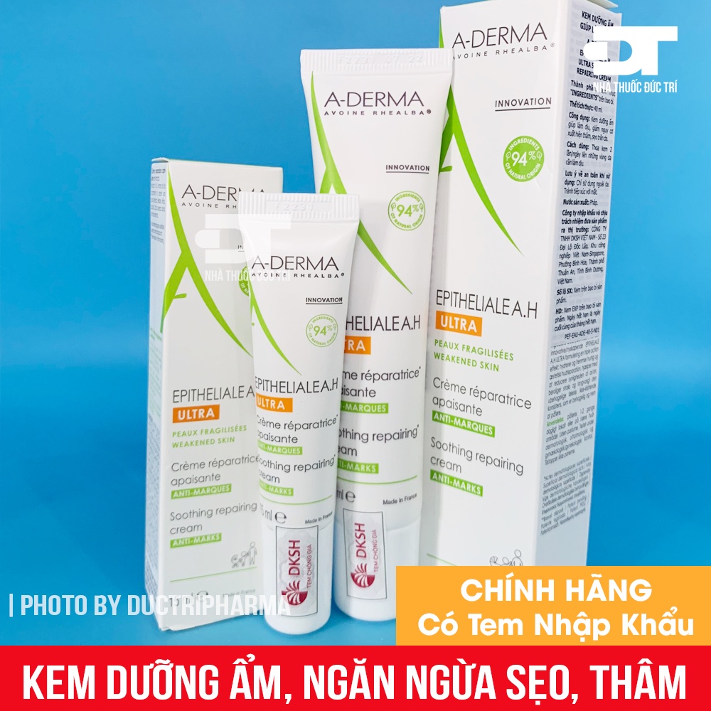 Kem dưỡng liền sẹo, tái tạo da, chống thâm ADERMA EPITHELIALE [A-Derma]