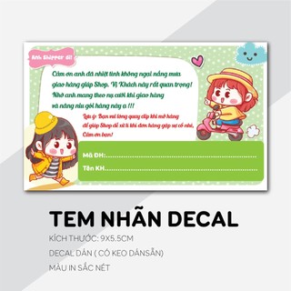 Combo 100 - 200 tem dán cảm ơn shipper, nhãn dán cám ơn shipper-2