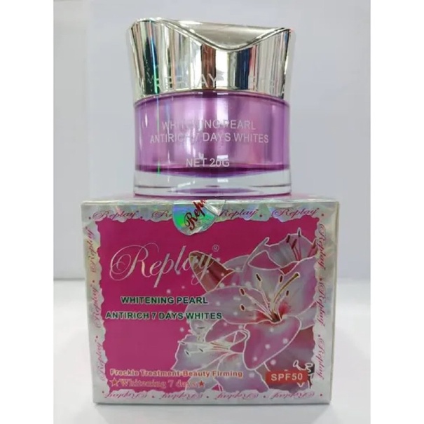 KEM  DƯỠNG TRẮNG DA REPLAY HỒNG 20g